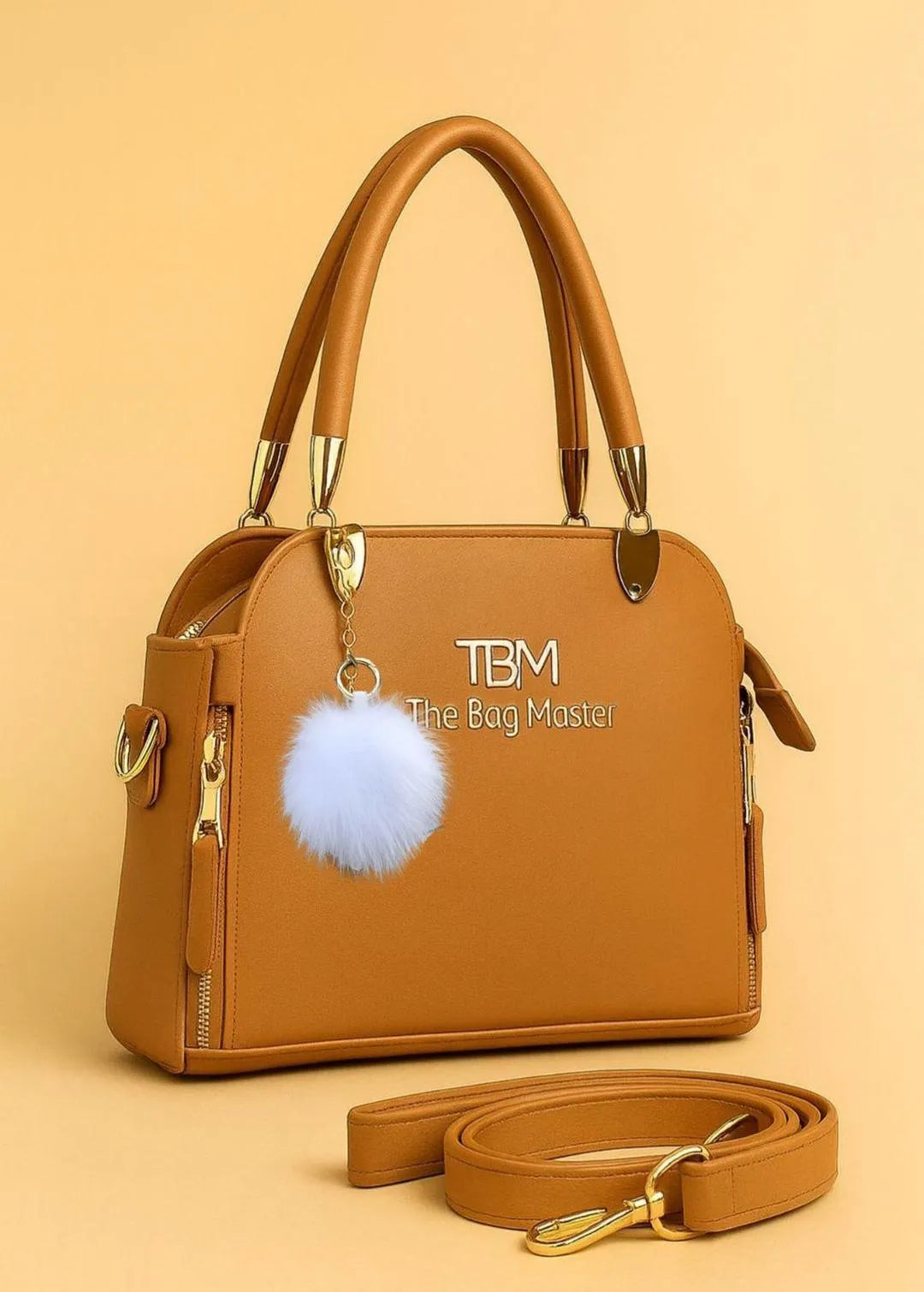 Women's PU Leather Plain Hand Bag