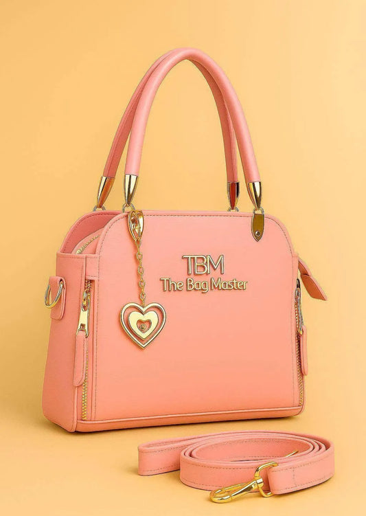 Women's PU Leather Plain Hand Bag